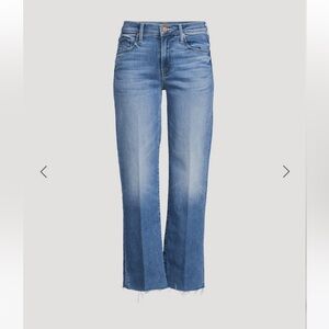 Mother The Rambler Straight-Leg Ankle Jeans Size 28